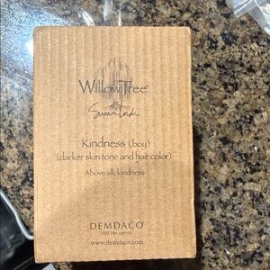 Willow Tree Kindness Boy Figurine - Brown and Black
